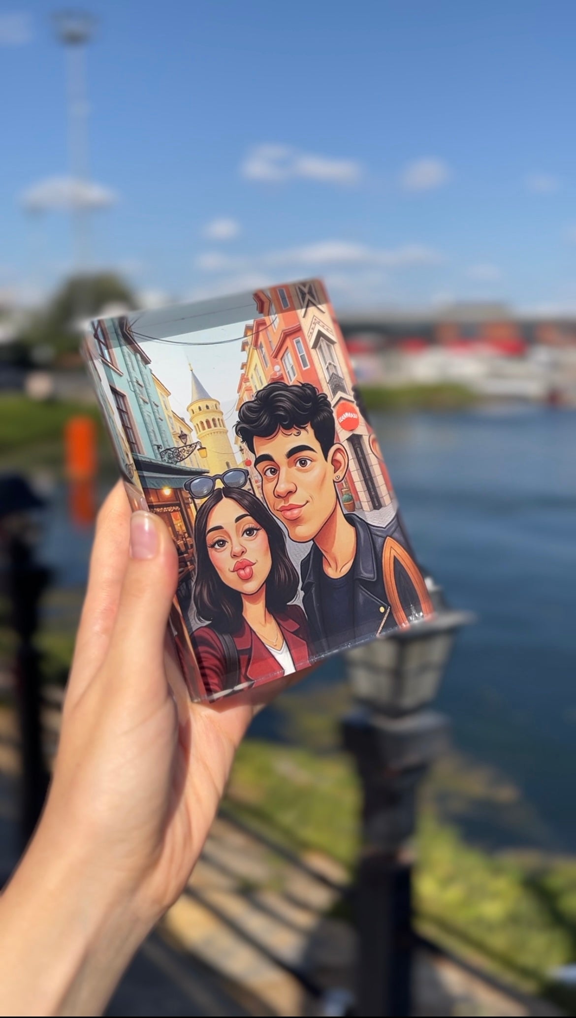 📸 Bir Fotoğraf, 😄 Bin Gülüş – ✍️ Karikatür Çift Portresi 💑🖼️